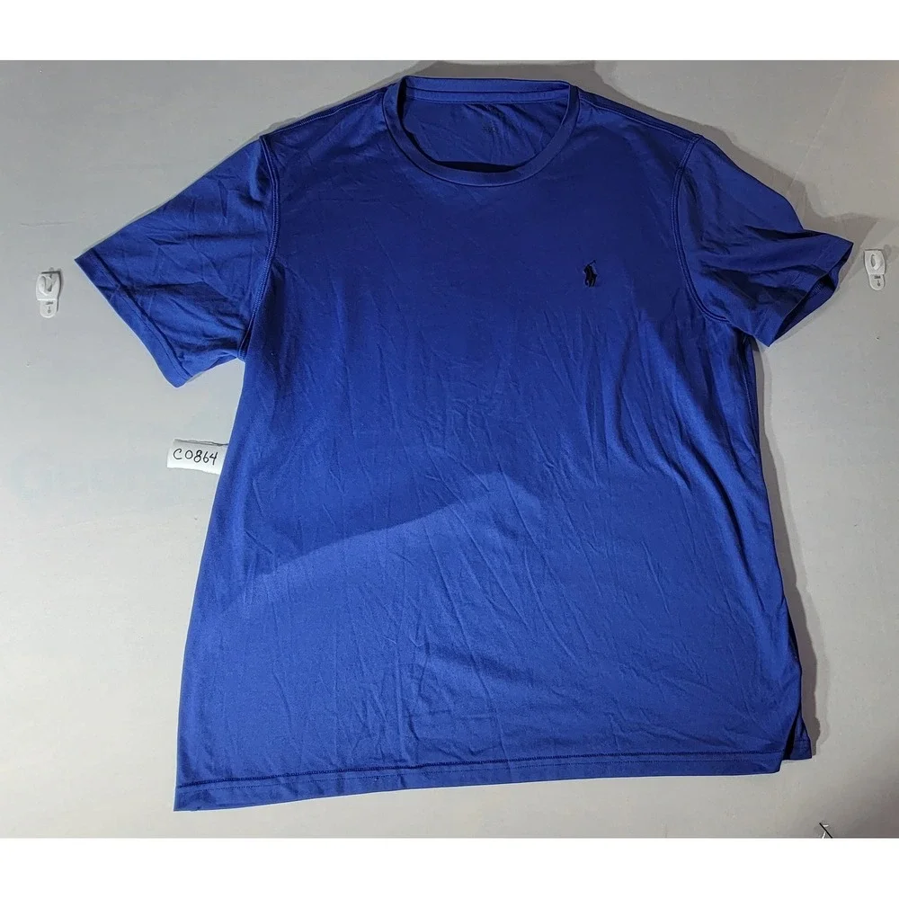Polo Ralph Lauren Mens Royal Blue‎ Short Sleeve Pony Logo T-Shirt Size Large